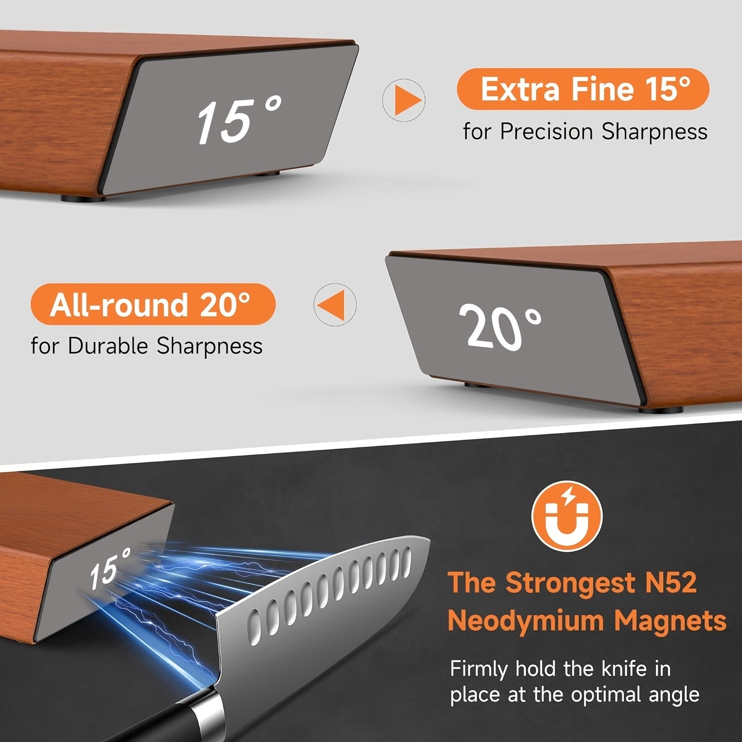 Roller Knife Sharpening Kit with Diamond & Ceramic — Dual-Grind Tumbler Sharpener