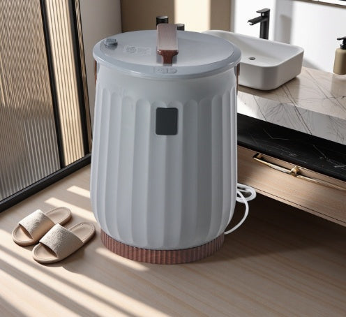 Towel Warmer For Bathroom, 20L Towel Heater With 4 Time Settings & Auto-Off, Safety Child Lock And Temp-Alert Design