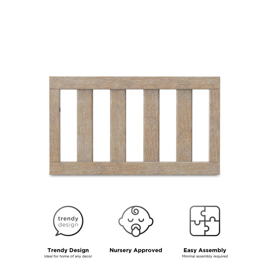 CYDD Finch Toddler Rail – Pine Bed Guard Rail, 18.5 x 1 x 10.5 in, Brown