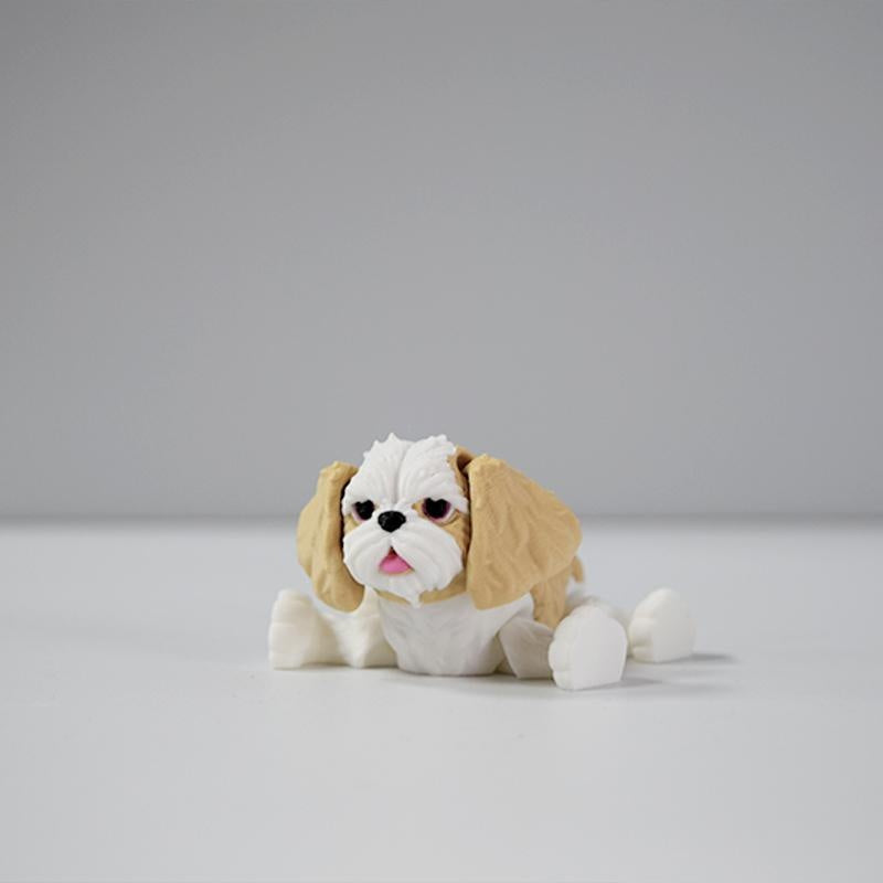 Cute Shih Tzu Figurine — Exquisite Craftsmanship, High-Quality Texture