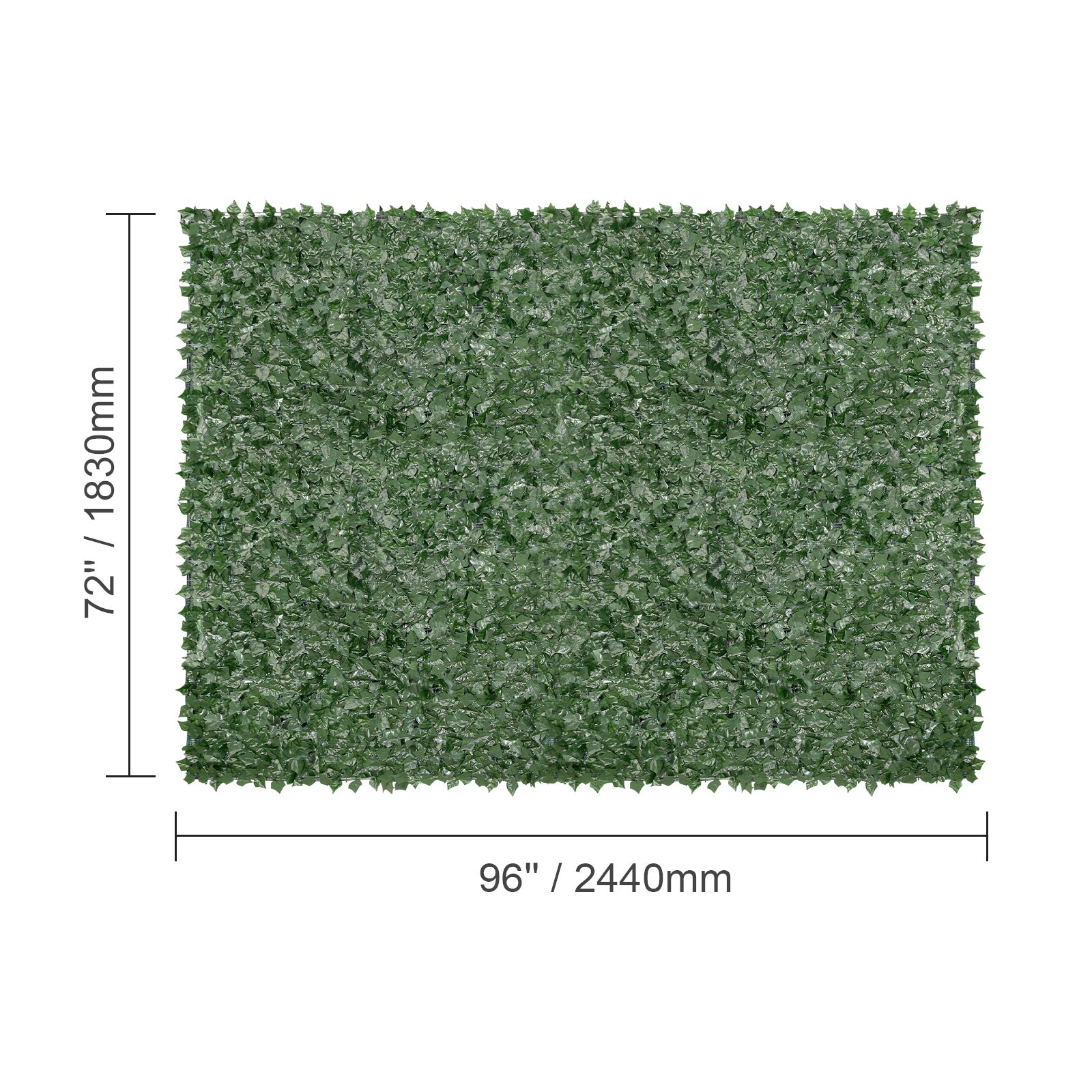 VEVOR Ivy Privacy Fence, 96 x 72 in — Artificial Green Wall Screen