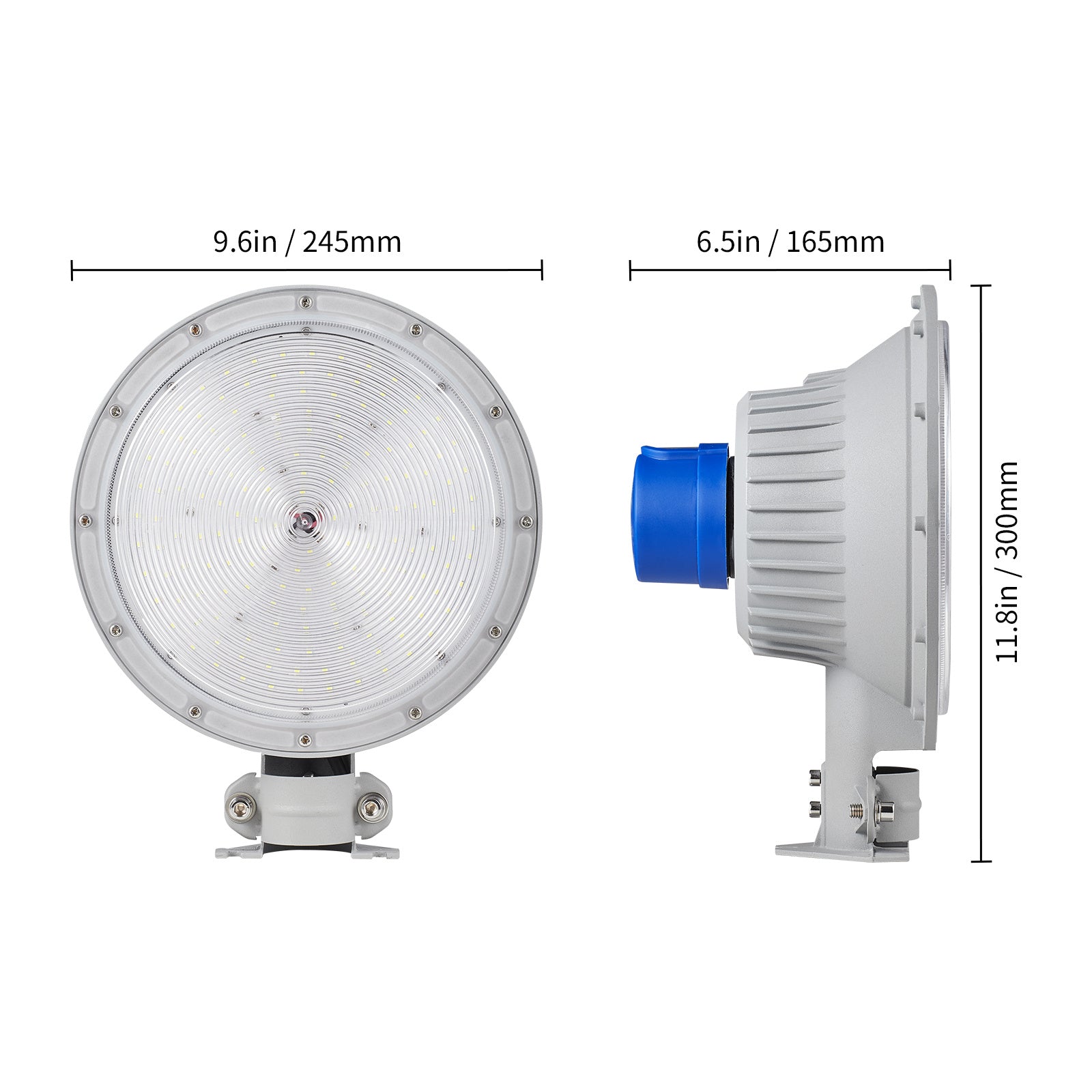 VEVOR LED Barn Light, 50W 5500LM, 6000K Daylight, Dusk-to-Dawn, IP65