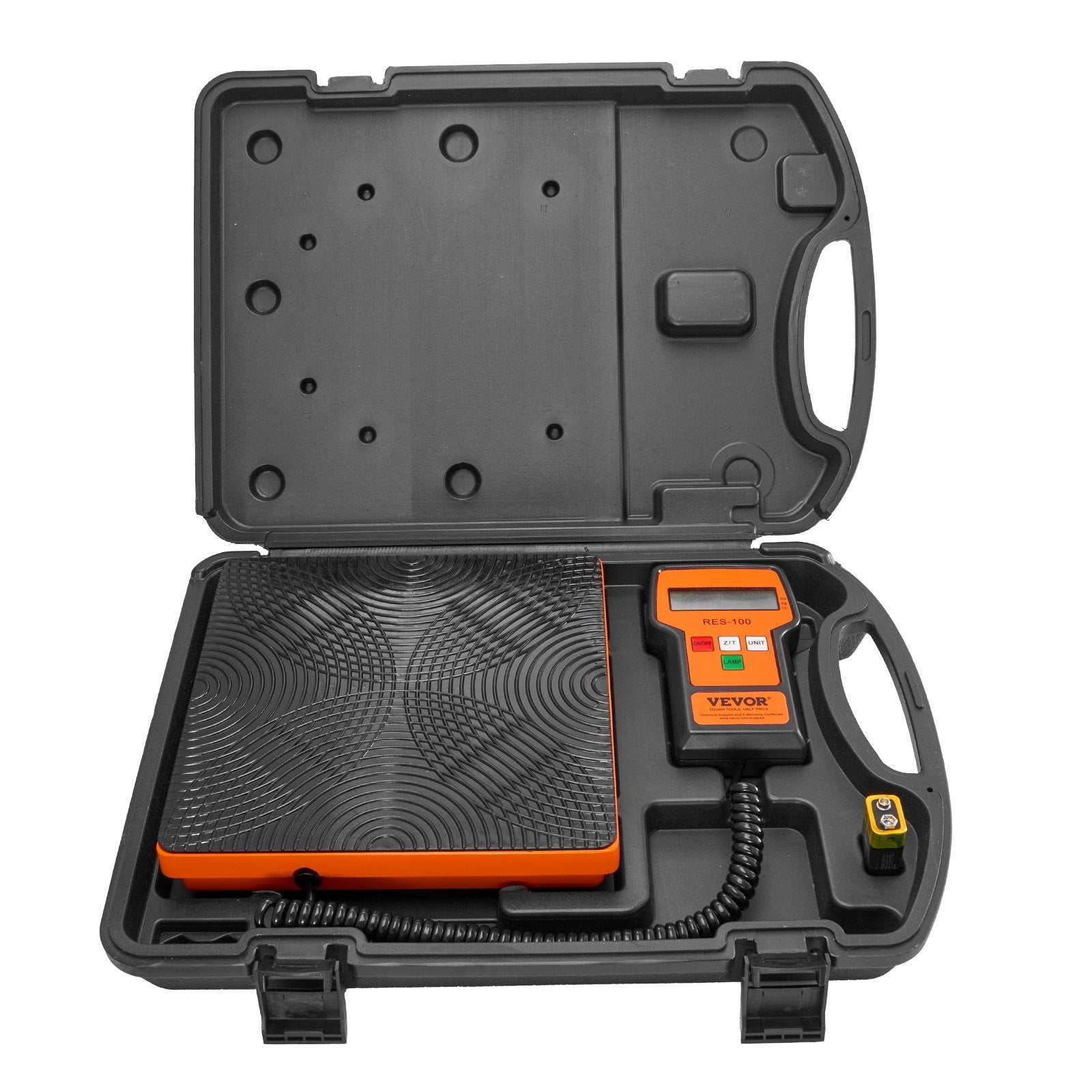 VEVOR Refrigerant Scale 110 LBS HVAC Charging Recovery Freon Scale with Wired Remote