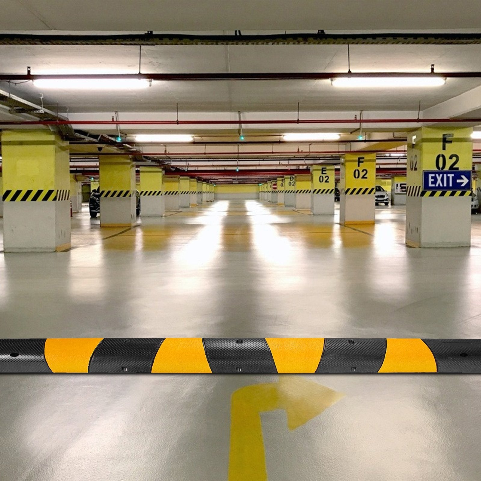 VEVOR 2pcs 6 Feet Modular Cable Protector Ramp — 2 Pack