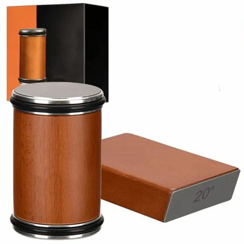 Roller Knife Sharpening Kit with Diamond & Ceramic — Dual-Grind Tumbler Sharpener