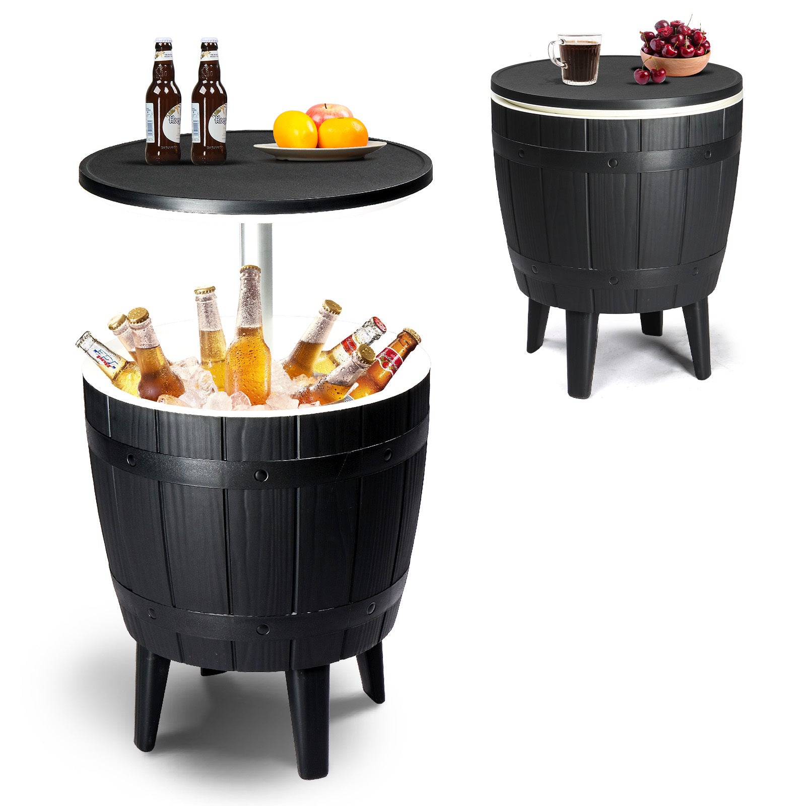 Black Ice Cooler Side Table Cjfu2337647 - View 2