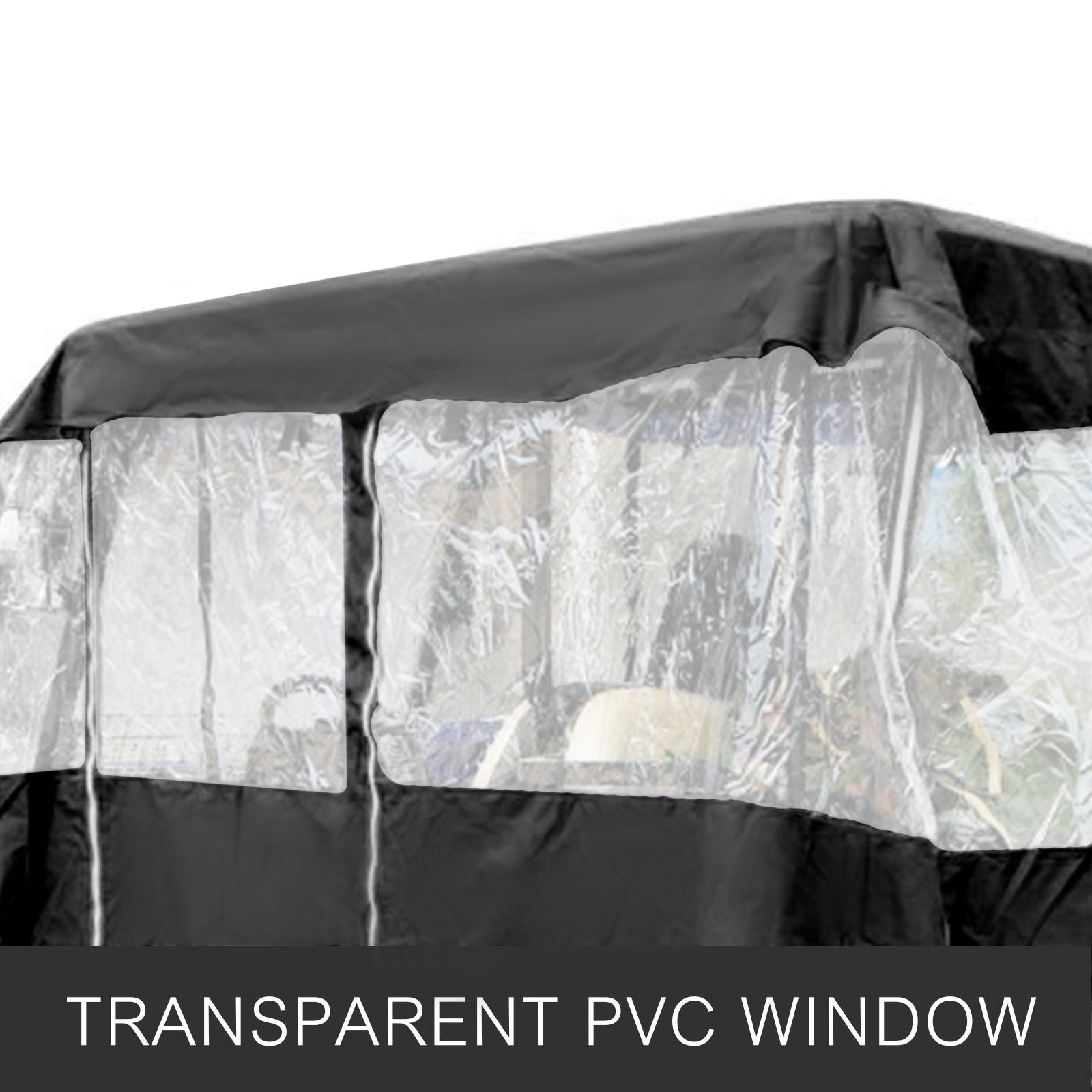 VEVOR Golf Cart Enclosure, 4Person Golf Cart Cover, 4Sided Fairway Deluxe, 300D Waterproof Driving Enclosure With Transparent Windows
