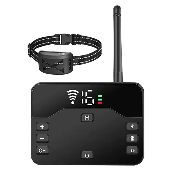 Wireless Electric Dog Fence Waterproof Pet Shock Boundary Containment System Electric Training Collar For Small Medium Large Dogs