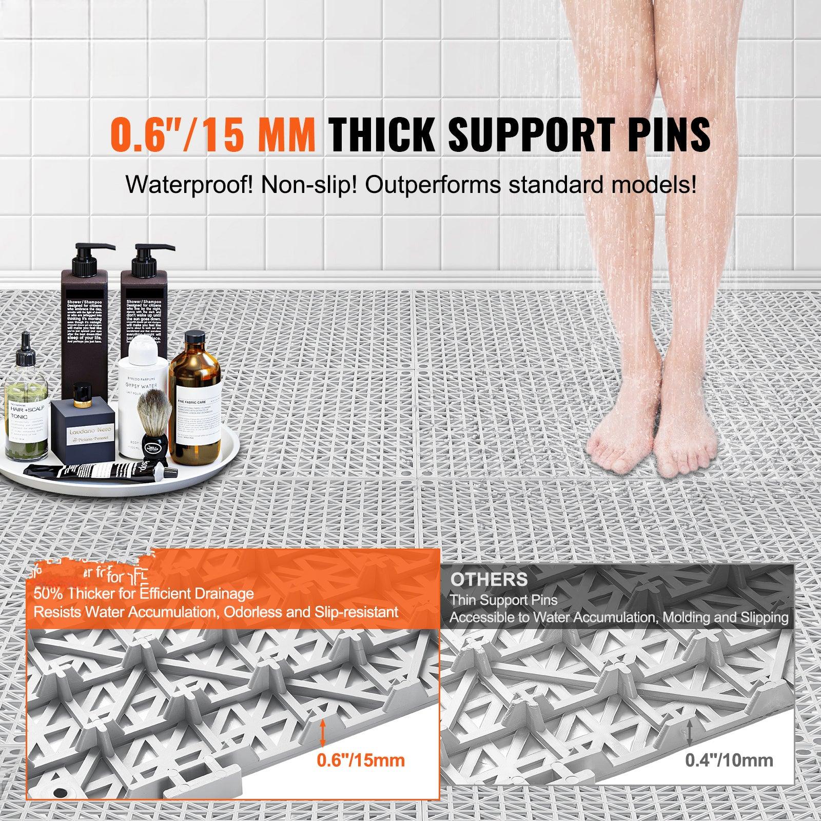 Transform your space with Coocosh interlocking drainage tiles, made from soft PVC, offering both style and functionality for streaming setups.