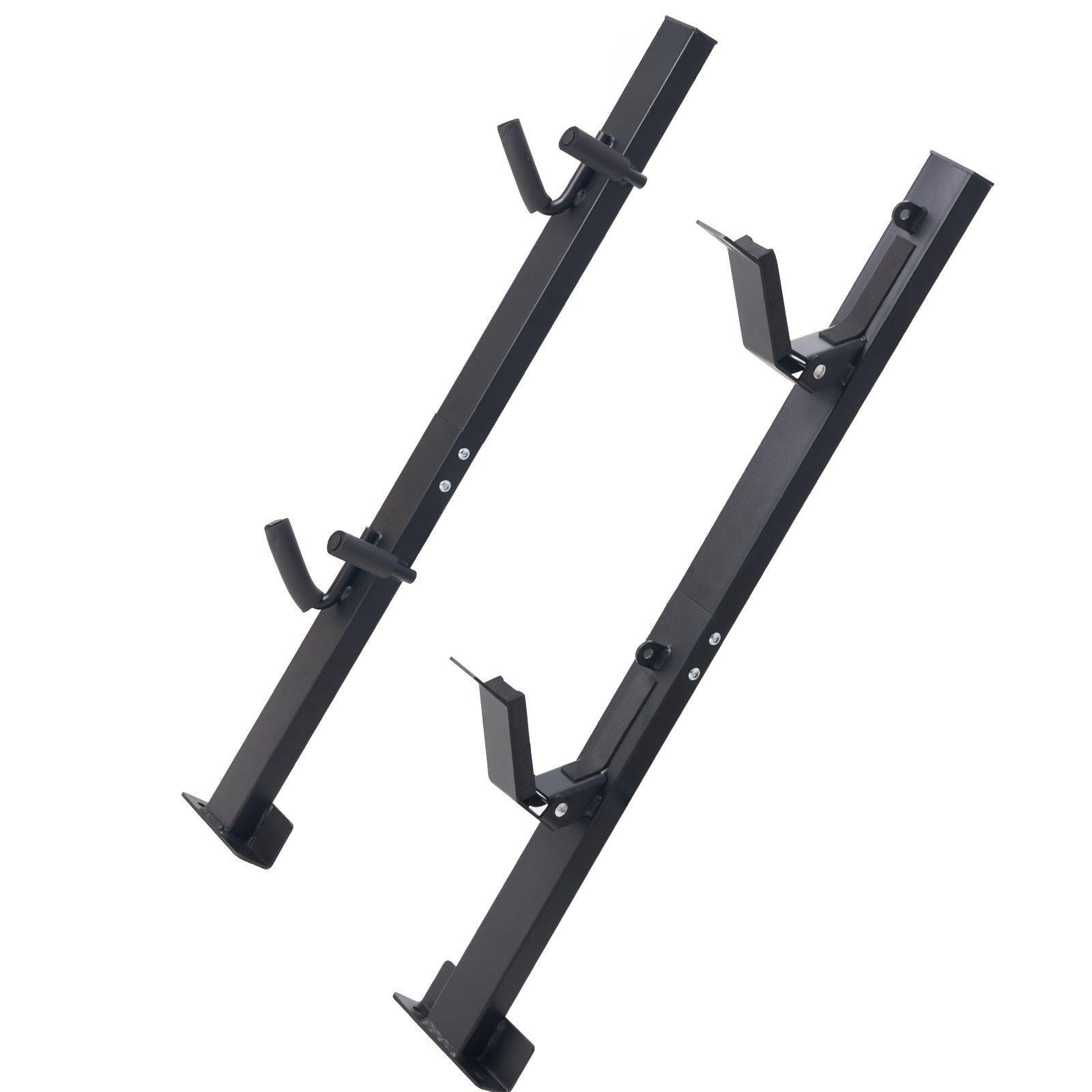 Coocosh Trimmer Rack offering a compact design, made of robust material with a zinc alloy password lock, suited for efficient tool storage on trailers or during gardening activities.