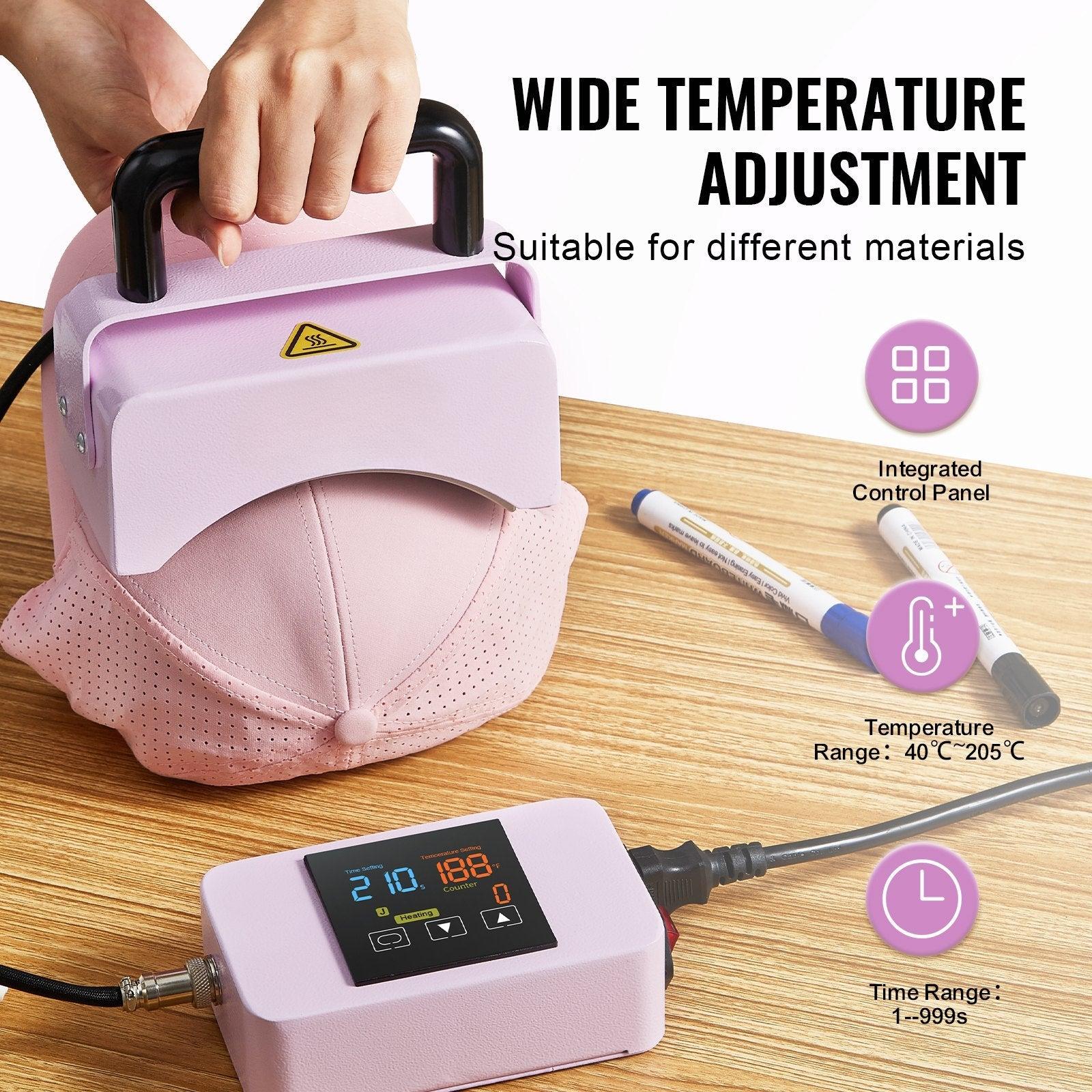 Coocosh durable heat press offering excellent performance for colorful headwear, crafted from quality materials, ideal for crafting enthusiasts at home.