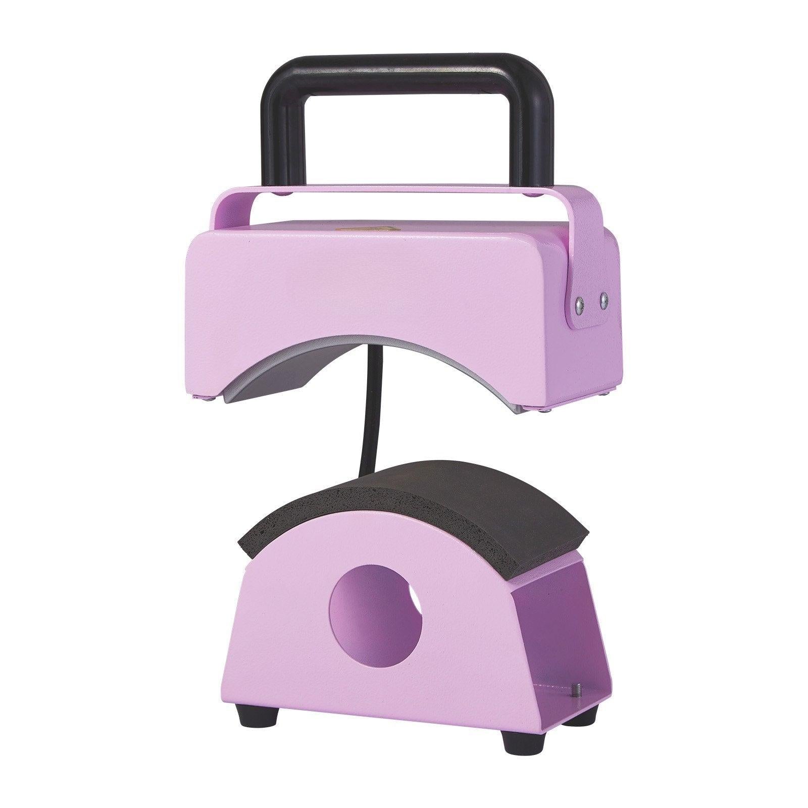 Coocosh unique press designed for vibrant caps, integrating a sturdy metal construction with a digital interface, perfect for crafting and home studio use.