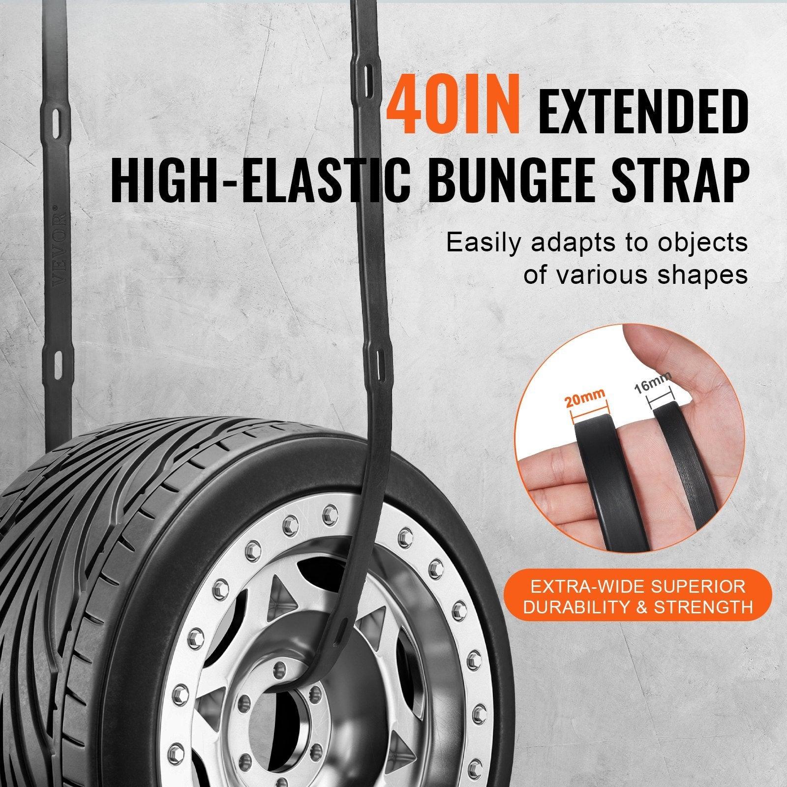 The Coocosh bungee cord set offers 20mm wide straps with S-hooks, crafted for resilience and versatility, perfect for home studio needs and outdoor expeditions.