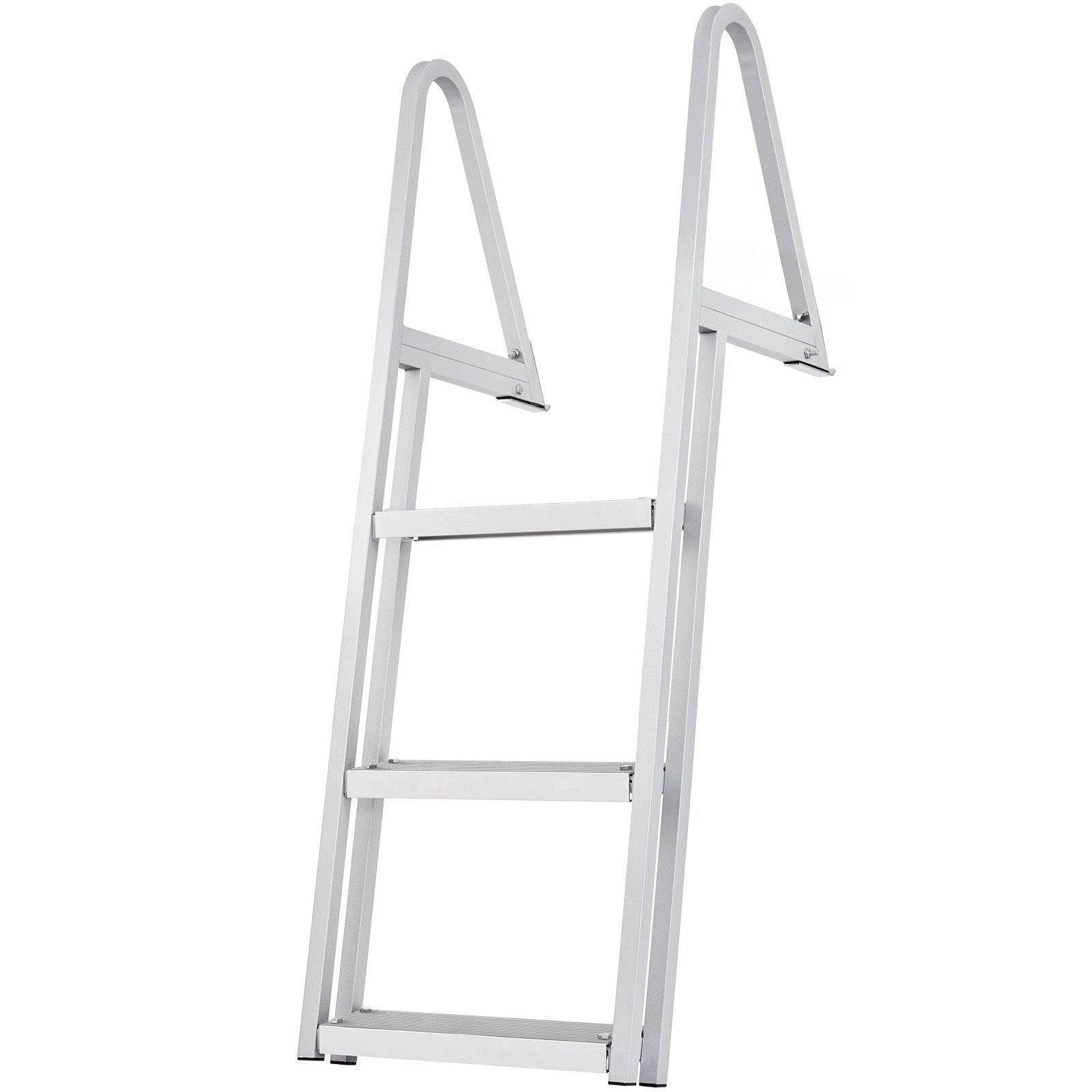 Coocosh removable dock ladder combines lightweight aluminum design with a robust 350 lbs capacity, perfect for effortless boat boarding at the lake.