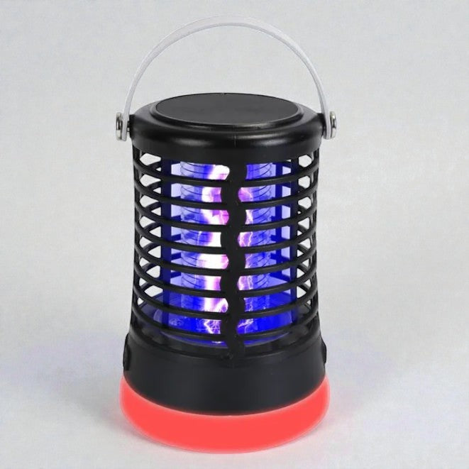 Coocosh Electric Insect Killer Zapper, features a UV light to attract and kill bugs, in black and red with a carrying handle, for indoor or outdoor use. Effective pest control.
