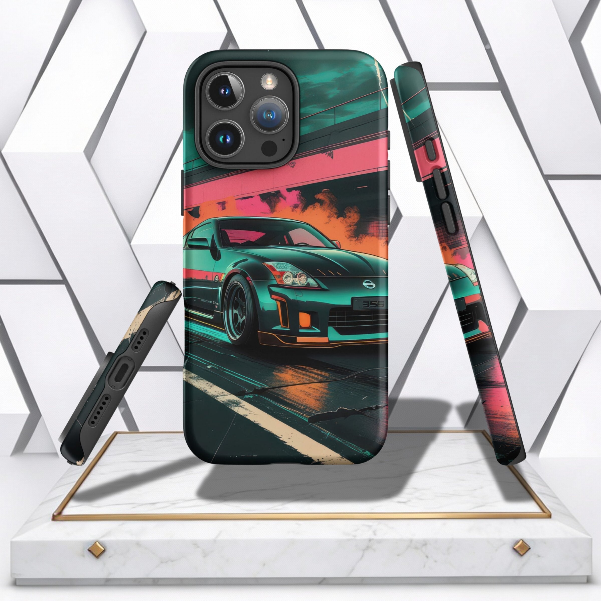 Coocosh Tough Case emphasizes durability with colorful dual-layer materials, perfectly fitted for iPhone® to enhance everyday aesthetics and protection.