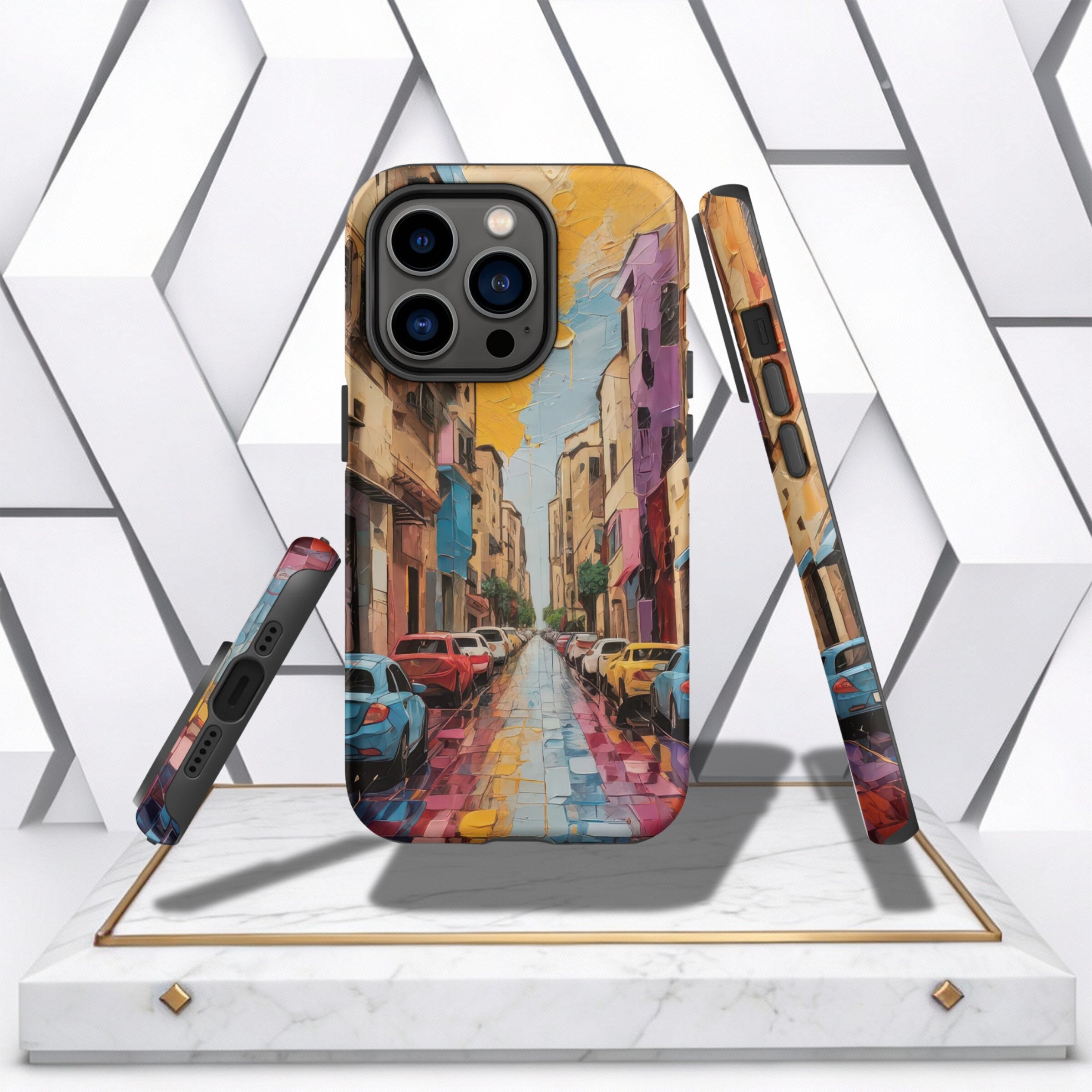 Coocosh iPhone® case features an eye-catching design inspired by city street aesthetics, designed to offer robust protection while complementing your unique style.