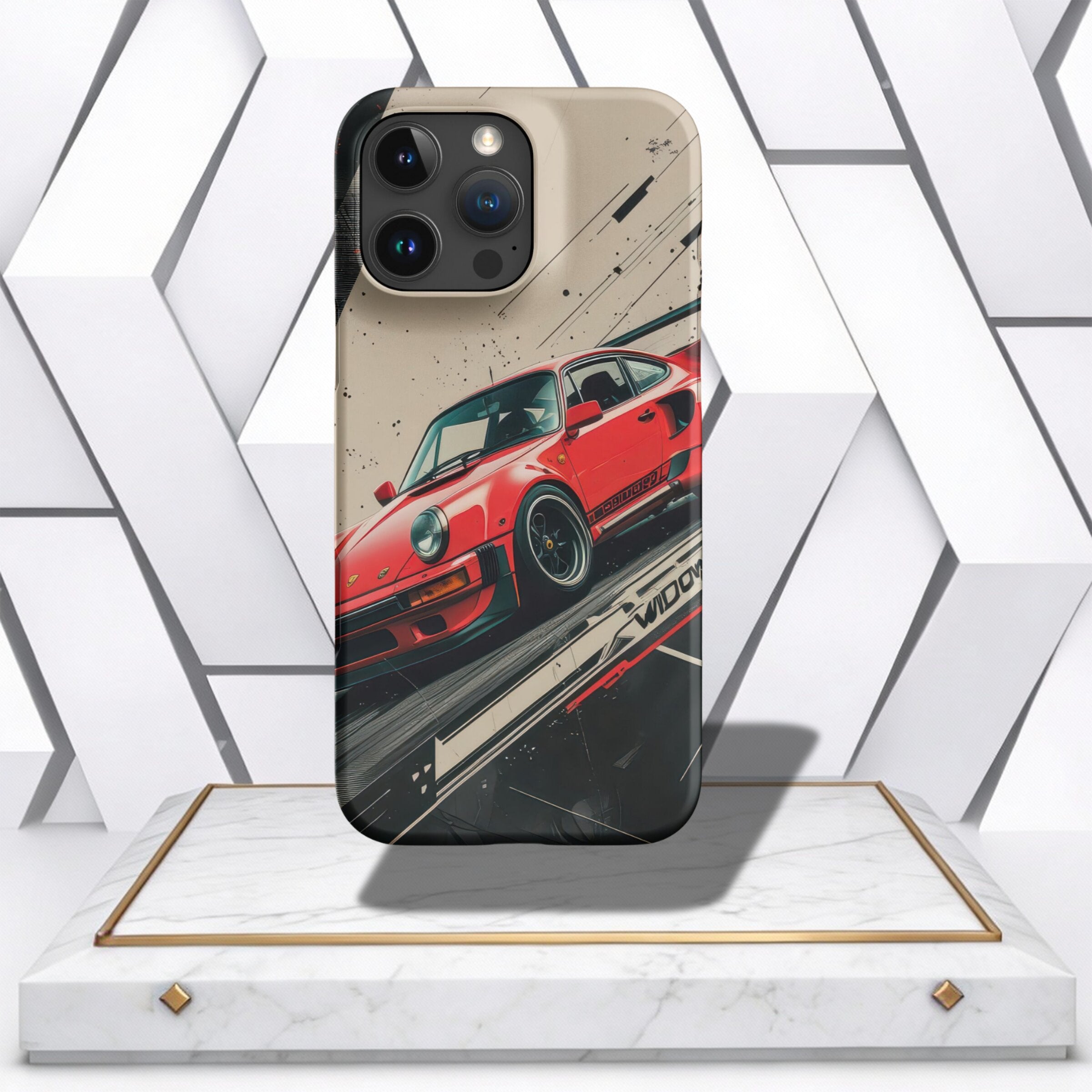 Coocosh's vibrant red phone case for iPhone is designed for durability, making it the perfect accessory for those who prioritize style and protection.