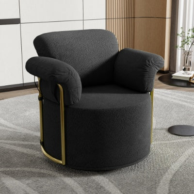 360 Degree Barrel Swivel Accent Sofa Chair Cydd - View 6