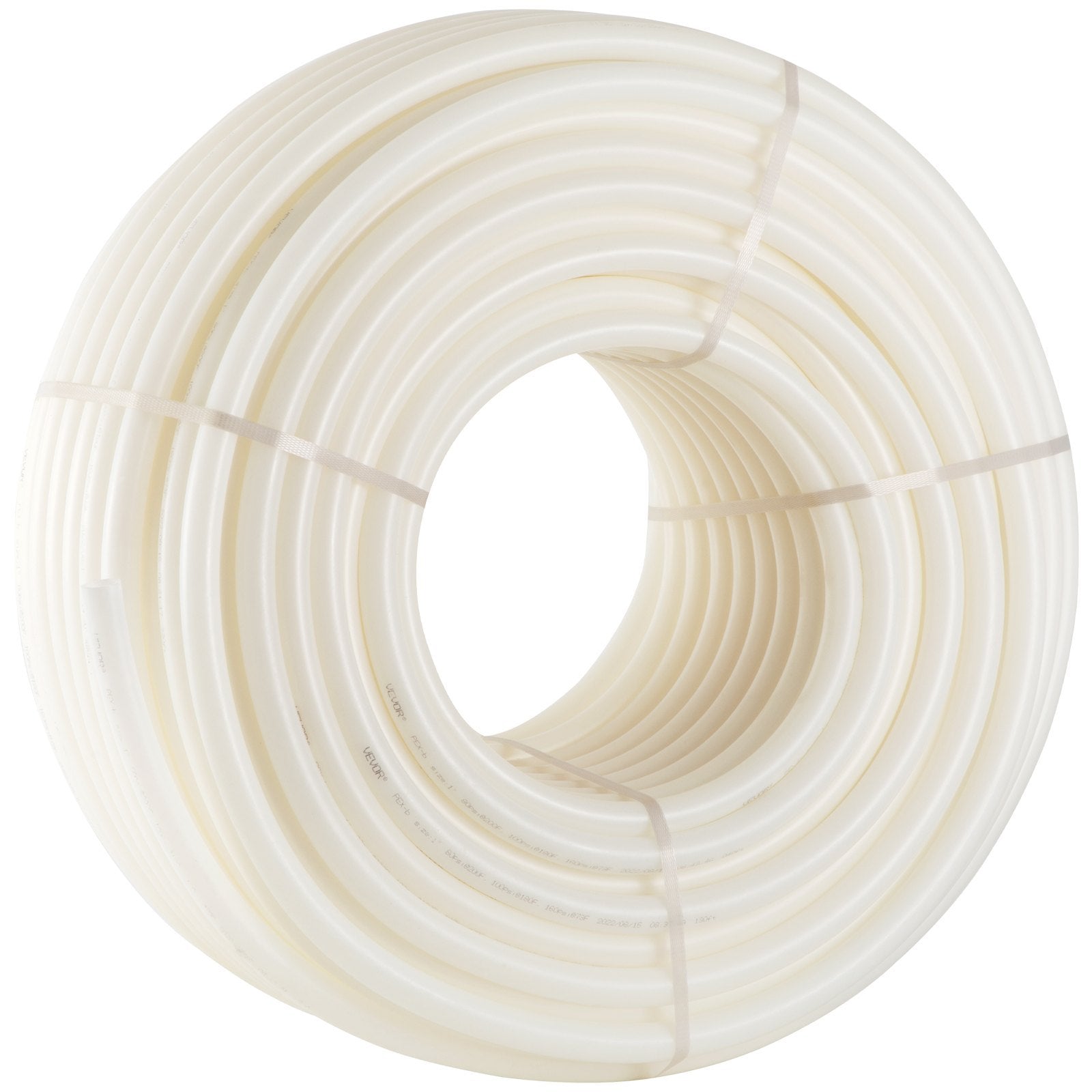 VEVOR PEX Pipe 1" x 500 ft — Non Oxygen Barrier White PEX-B Tubing