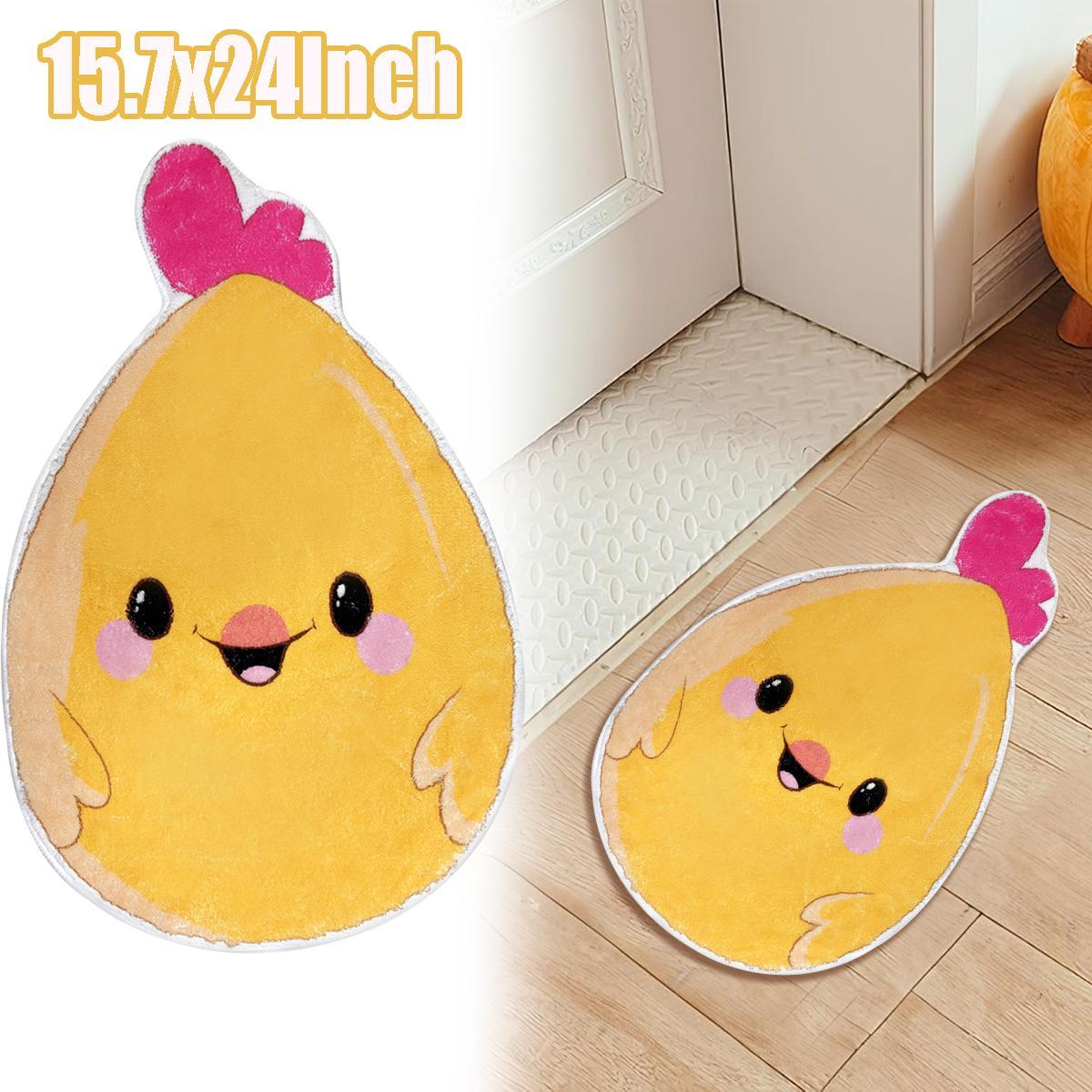 Beisi Easter Chick Doormat — Cute Chick Pattern, Festive Door Mat