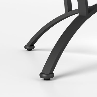 3 Piece Tempered Glass Coffee Table Set Rustic Black - View 7