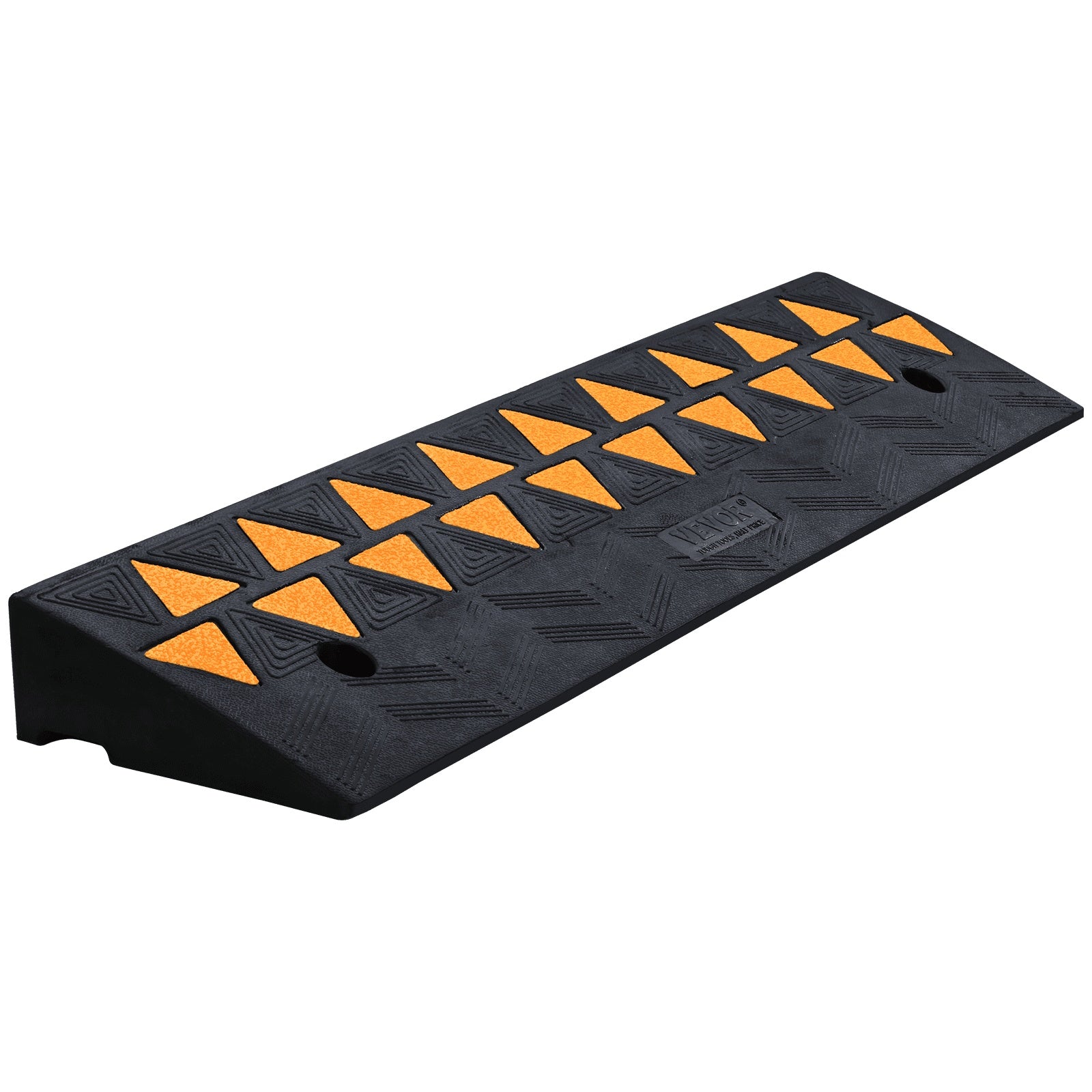 VEVOR Rubber Curb Ramp Rise Height Sidewalk Curb Ramp, Driveway Ramp For Curb, 15T Heavy Duty