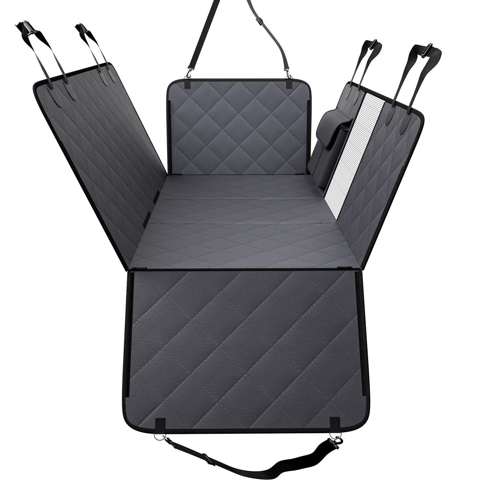 VEVOR 54 x 24 in Dog Car Seat Cover for Back Seat - Waterproof 600D