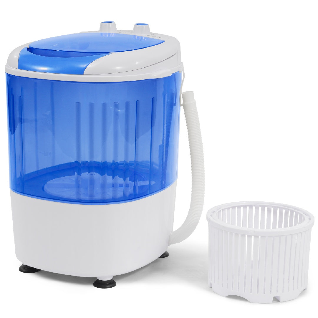 Portable Mini Washer with Spin Dryer — 5.5 lb Capacity (Compact for Apartments, RVs & Dorms)