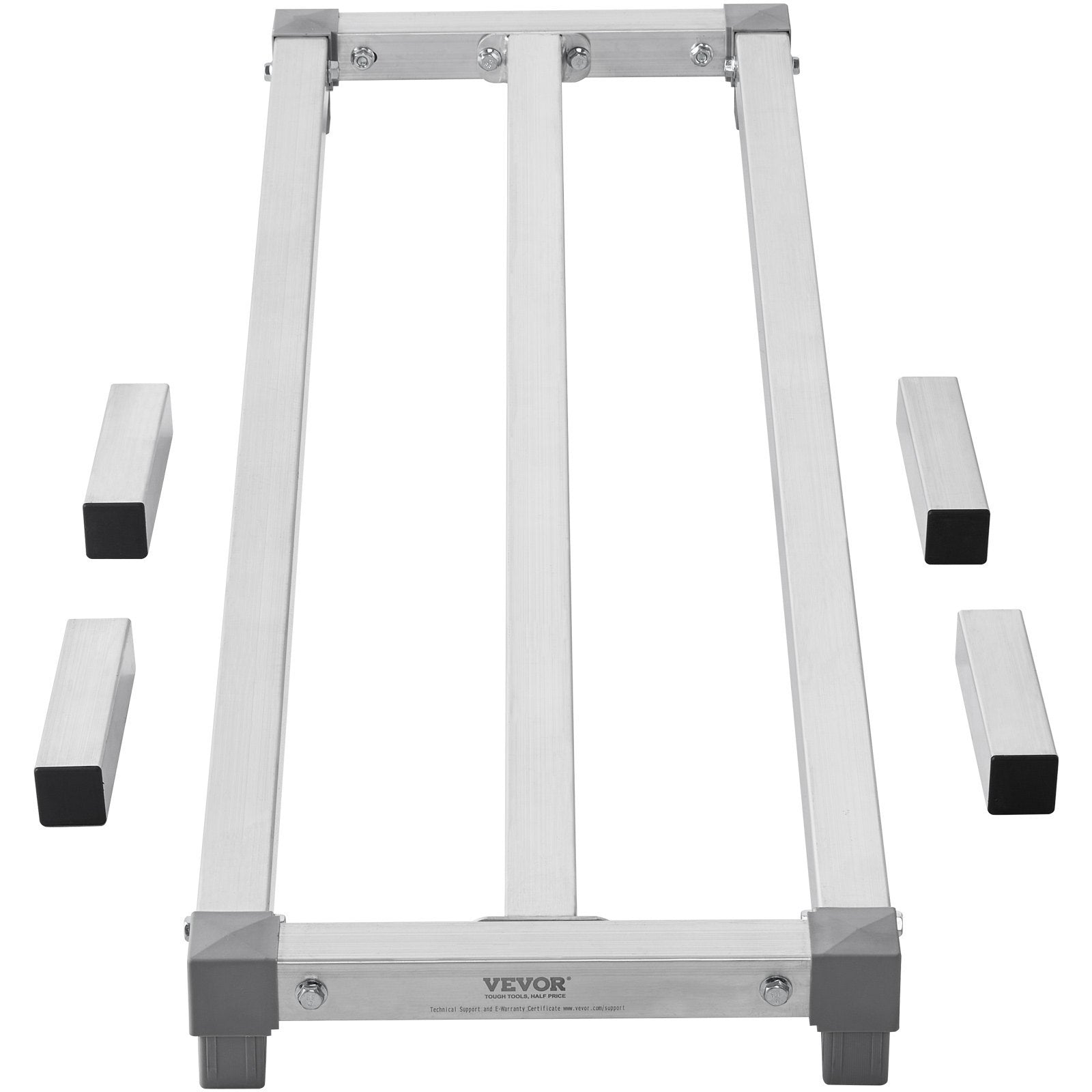 Newly Upgrade VEVOR Aluminum Dunnage Rack Stationary Dunnage Rack Storage Rack