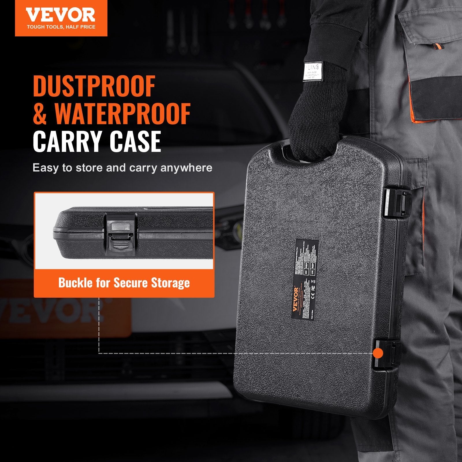 VEVOR Refrigerant Scale 110 LBS HVAC Charging Recovery Freon Scale with Wired Remote