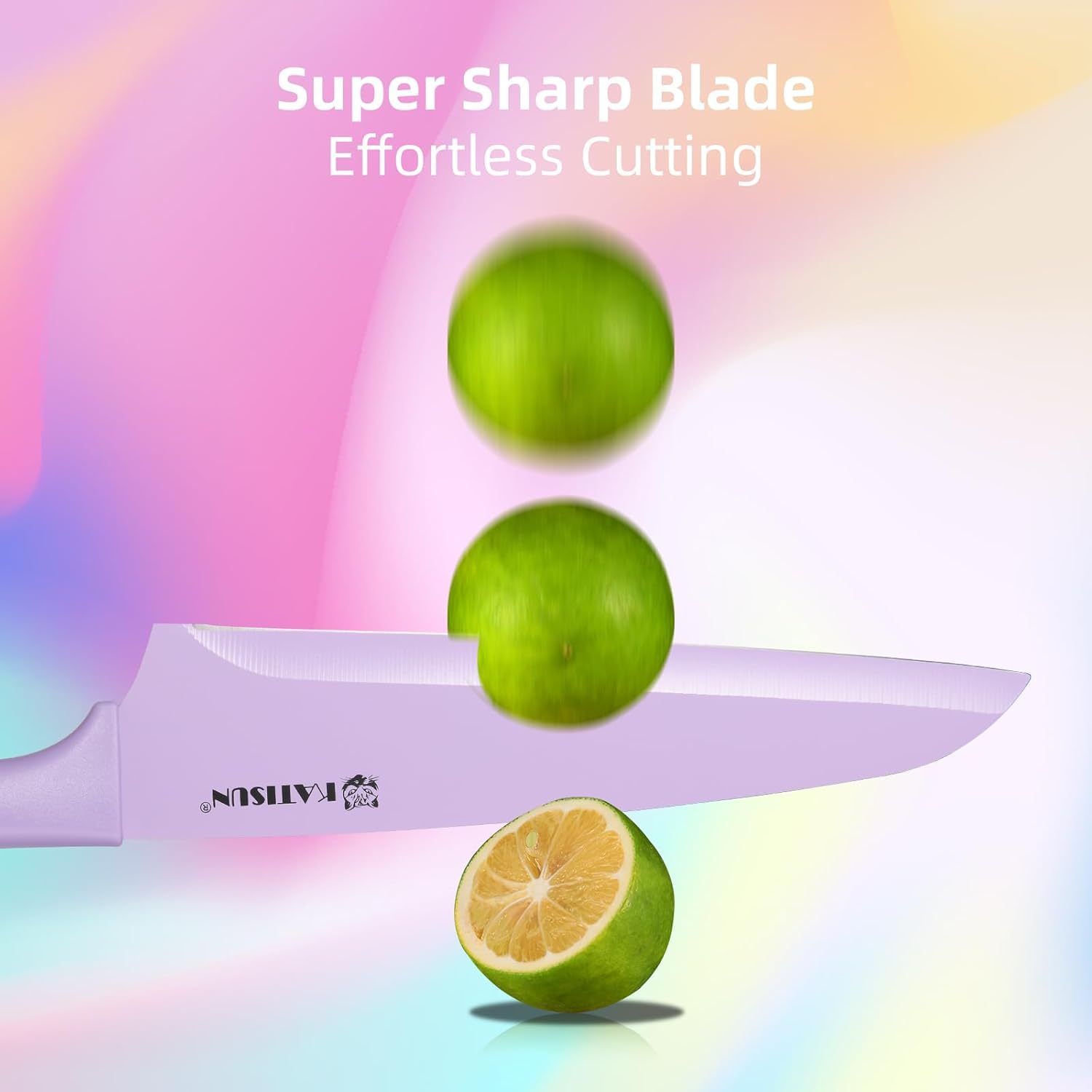 30-Piece Knife Set with Cutting Board — Colorful Stainless Steel Kitchen Knives