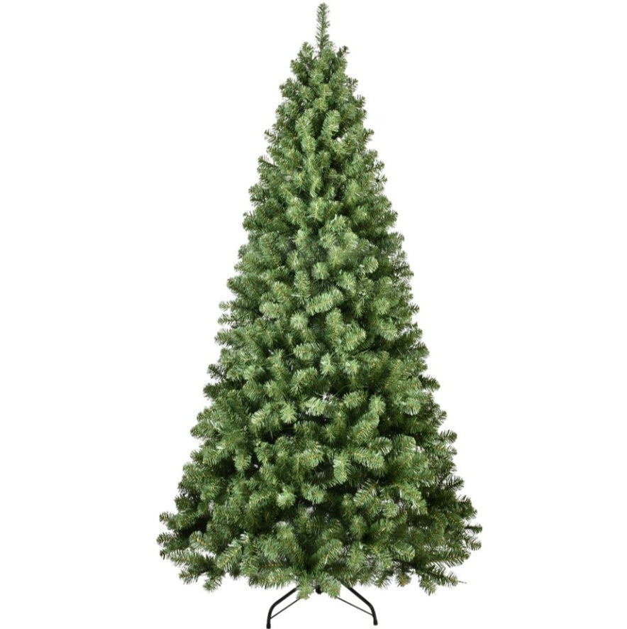 Prelit PVC Memory Wire Christmas Tree — 5 / 6 / 7 / 8 / 9 ft