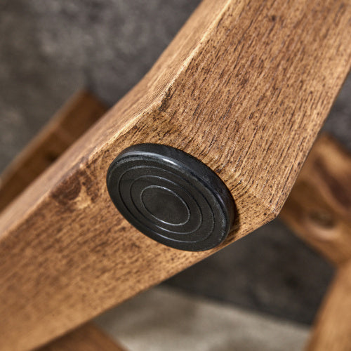 Modern Gray Texture MDF Round Coffee Table - 31.4" Diameter