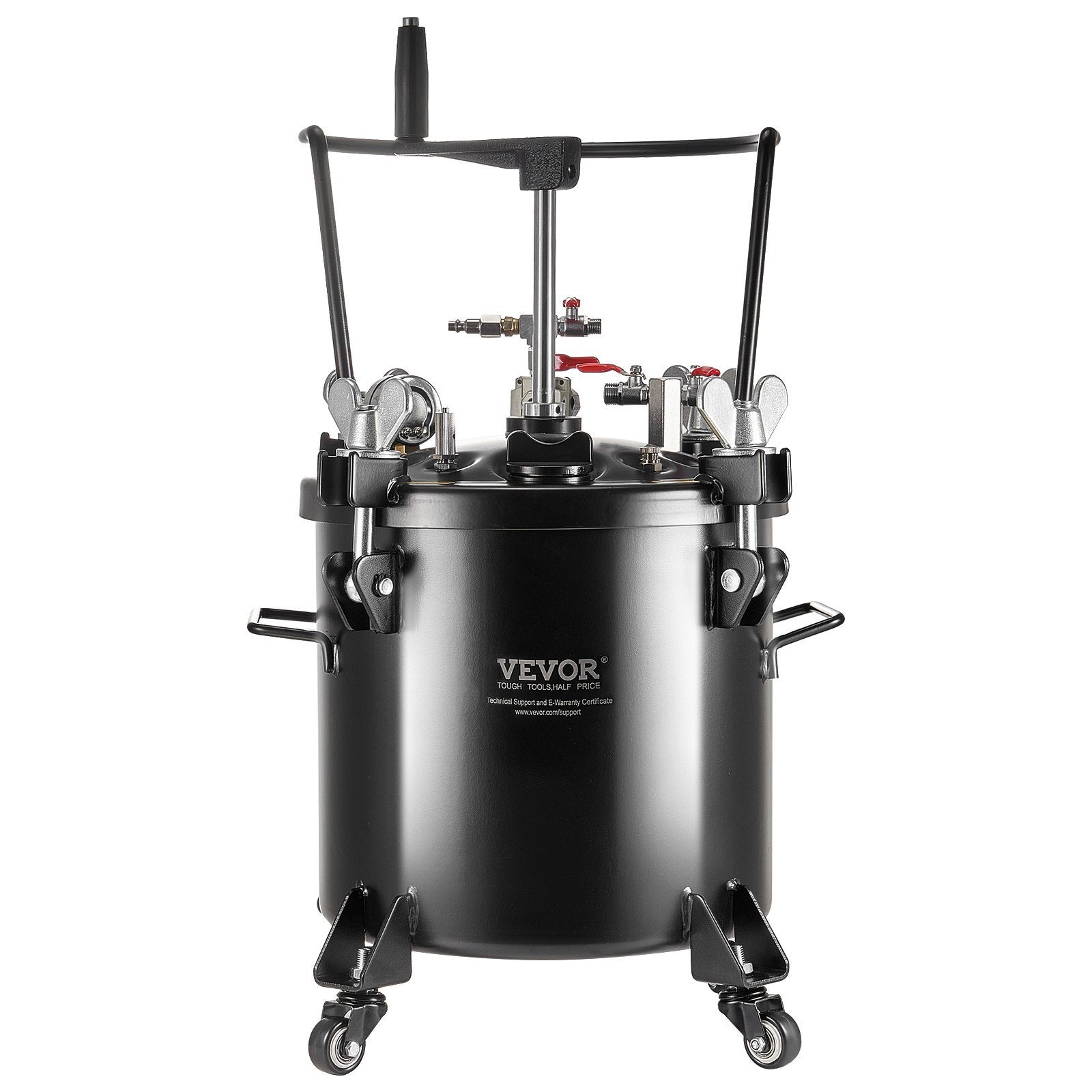 VEVOR Spray Paint Pressure Pot Tank 20L (5gal) With Casters