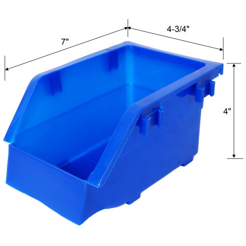 6-Tier Dual-Sided Rolling Bin Rack , 350 Pound Capacity, Includes 60 Organizer Bins, With Tray And Casters