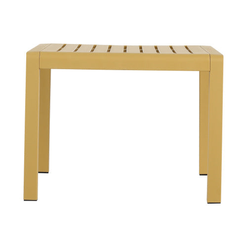 Coocosh stylish furniture set with protective feet, crafted from sturdy polypropylene in an inviting apricot brown, enhances your patio or indoor space.