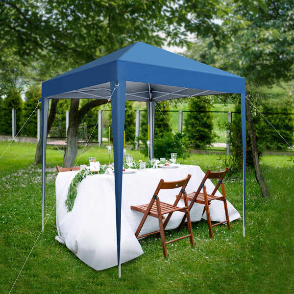 Blue Non-Enclosed Folding Shed – 2 x 2 m Waterproof Event Tent
