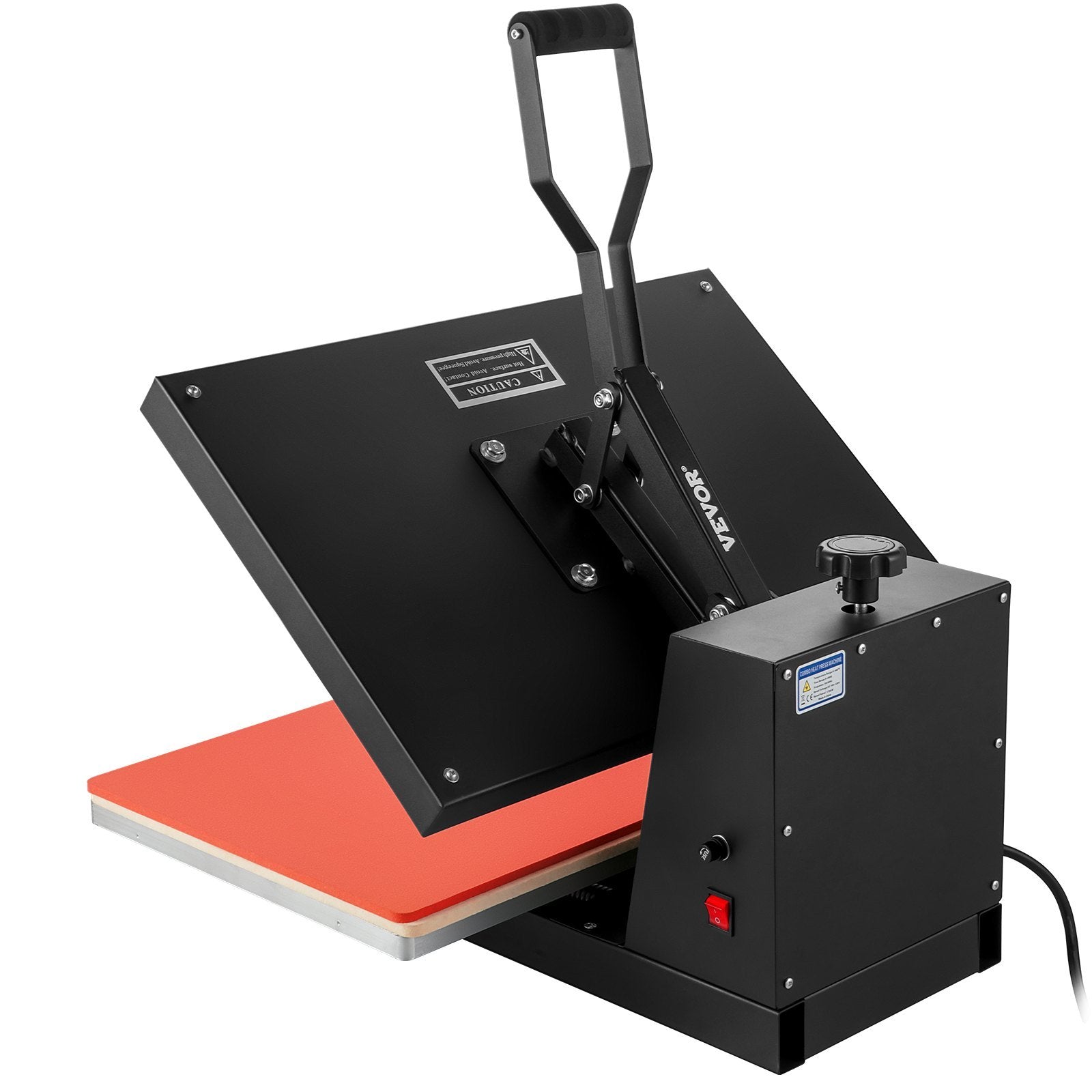 VEVOR Heat Press 16x24, 1700W Fast Heating High Pressure Heat Press Machine for T-Shirt & Sublimation, Black