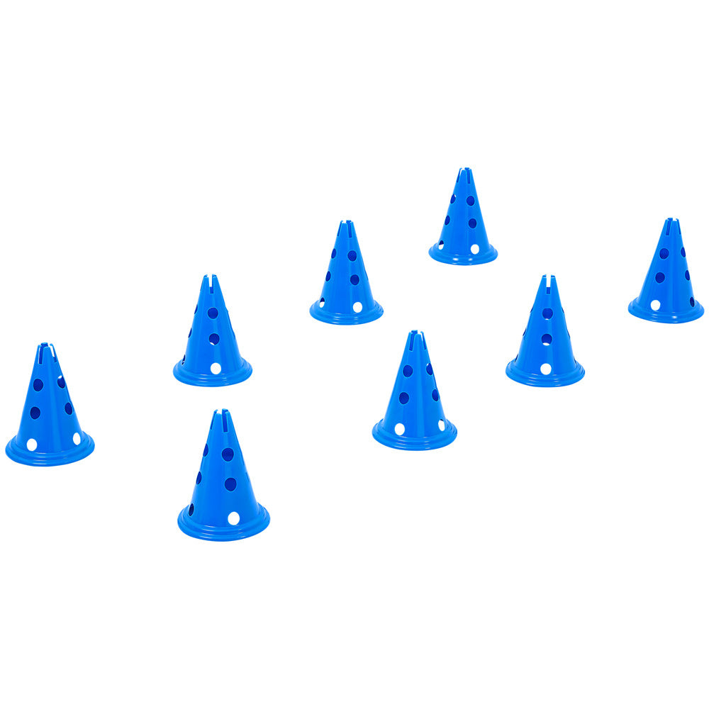 VEVOR Dog Agility Hurdle Cone Set 6 PCS Kit - 12 Cones & 6 Agility Rods with Bag