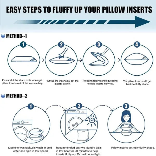 Dbjjj Bed Pillows Blue 2pack Cjzt2473080 - View 4