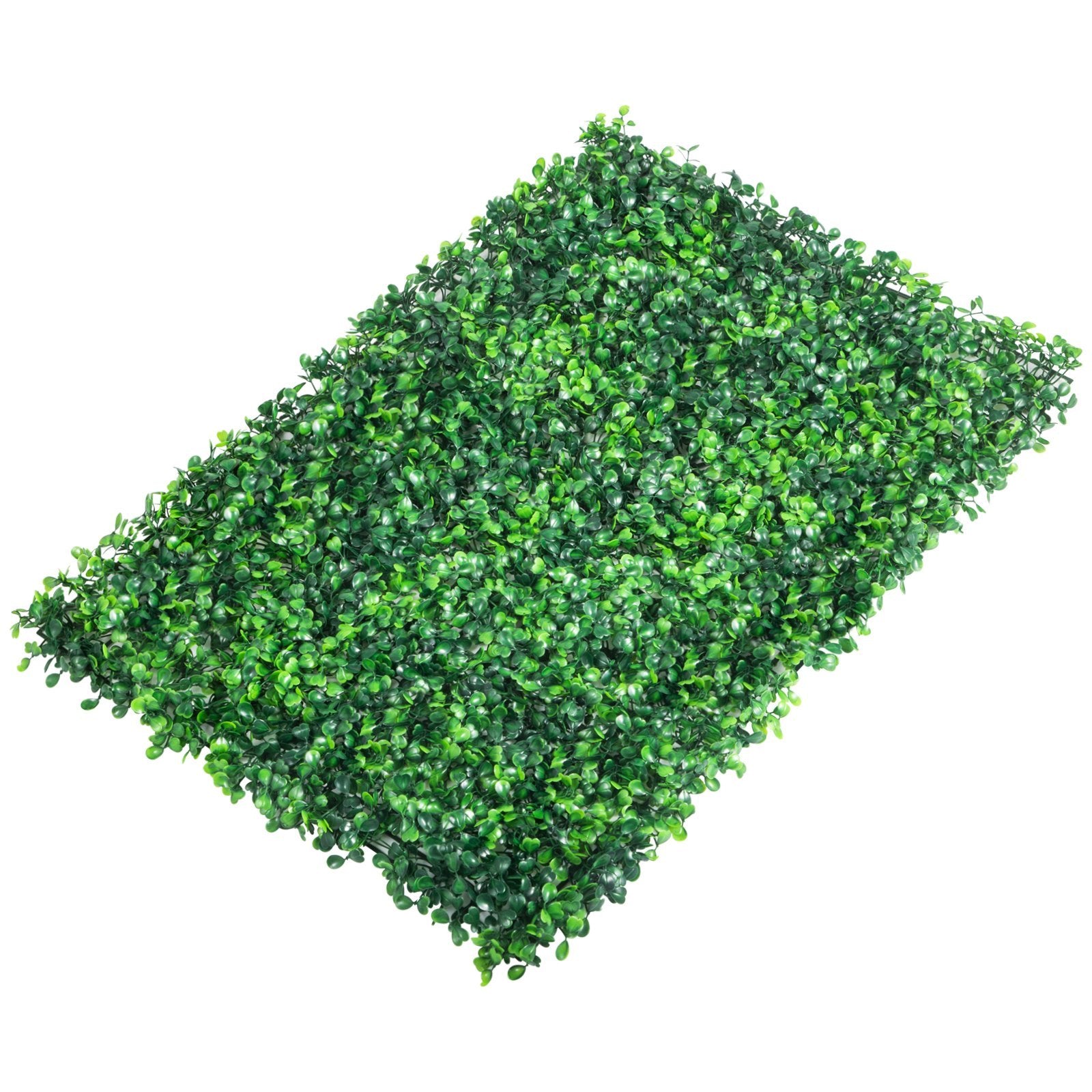VEVOR Artificial Boxwood Panel UV 24pcs Boxwood Hedge Wall Panels Artificial Grass Backdrop Wall 4 Cm Green Grass Wall, Fake Hedge For Decor Privacy Fence Indoor, Outdoor GardenBackyard