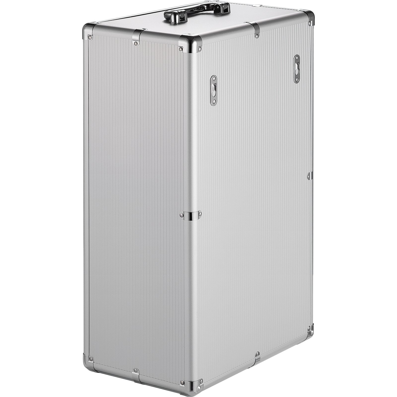 VEVOR 36-Slot Cell Phone Cabinet - Silver Metal Phone Locker with Key Lock & Handwritten Tags