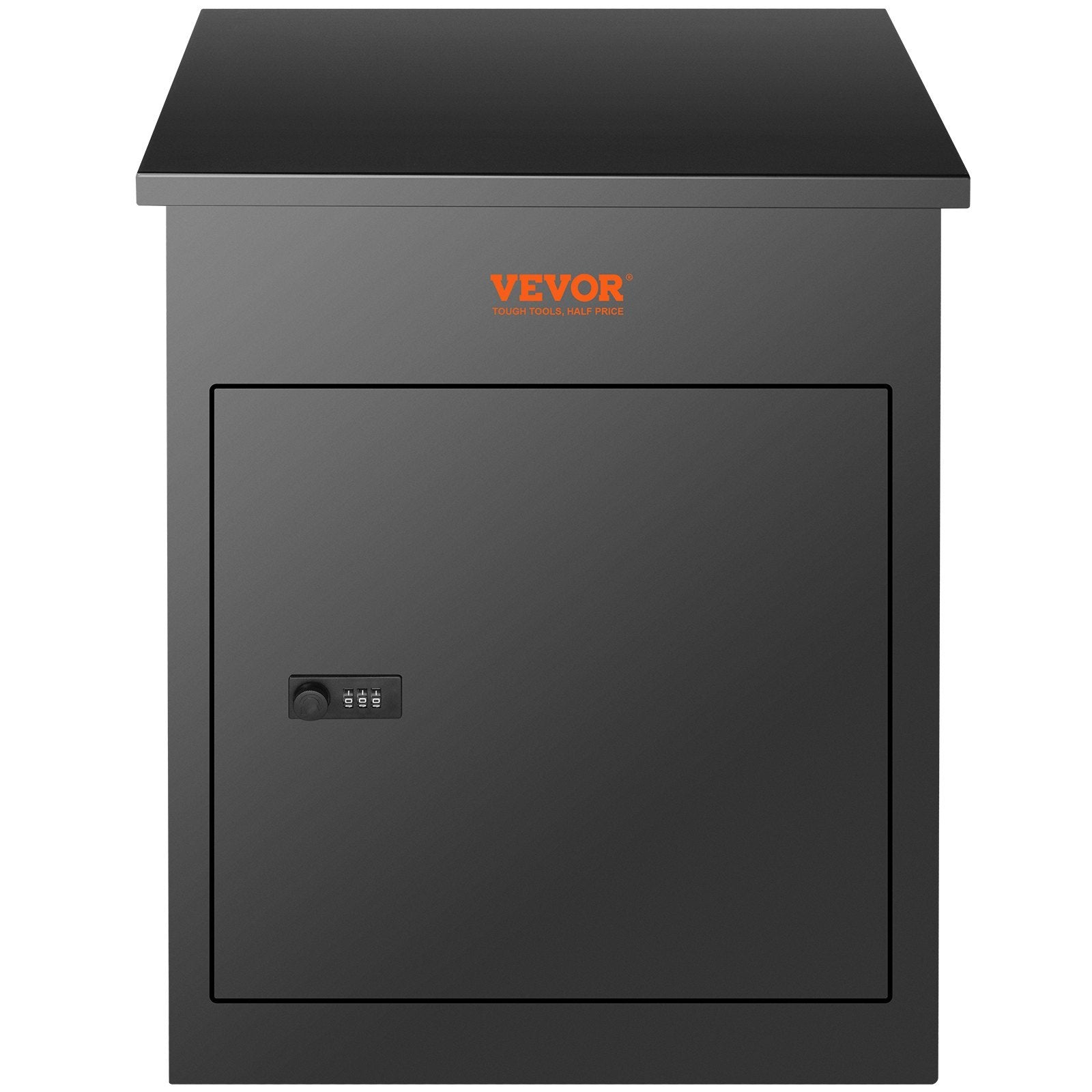VEVOR Package Delivery Boxes For Outside, Extra Large Mailbox With Coded Lock, Galvanized Steel, Anti-Theft Baffle, IPX3 Waterproof