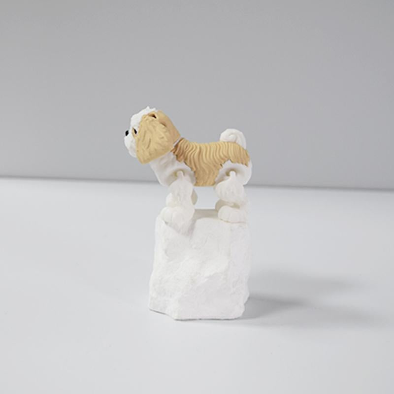 Cute Shih Tzu Figurine — Exquisite Craftsmanship, High-Quality Texture