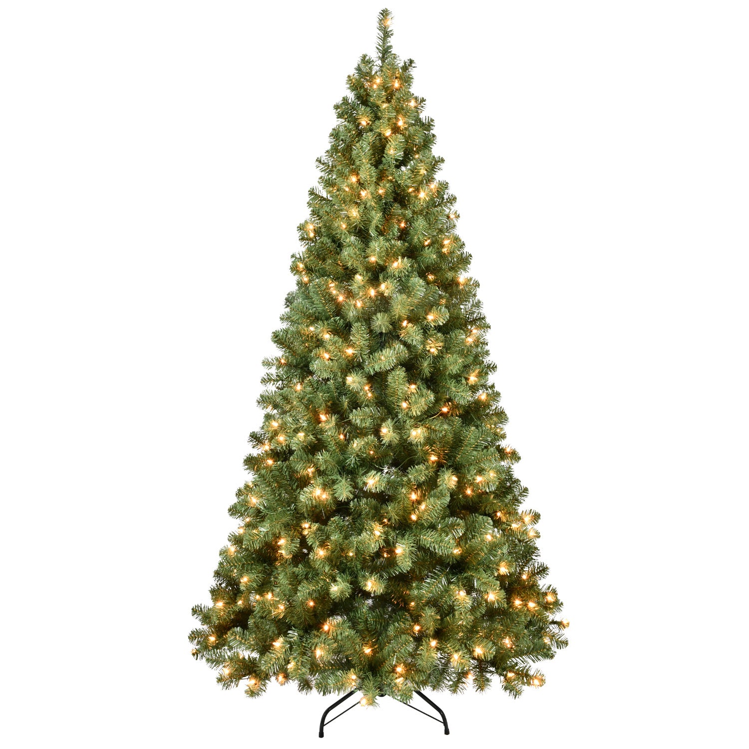 Prelit PE & PVC Green Christmas Tree (Memory Wire)
