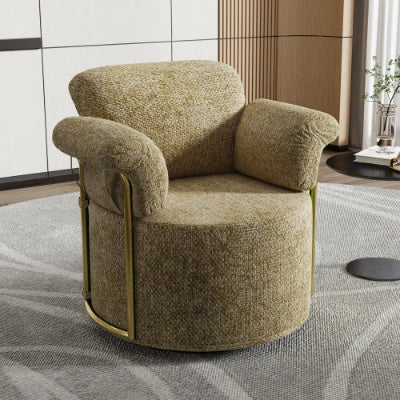 360 Degree Barrel Swivel Accent Sofa Chair Cydd - View 5