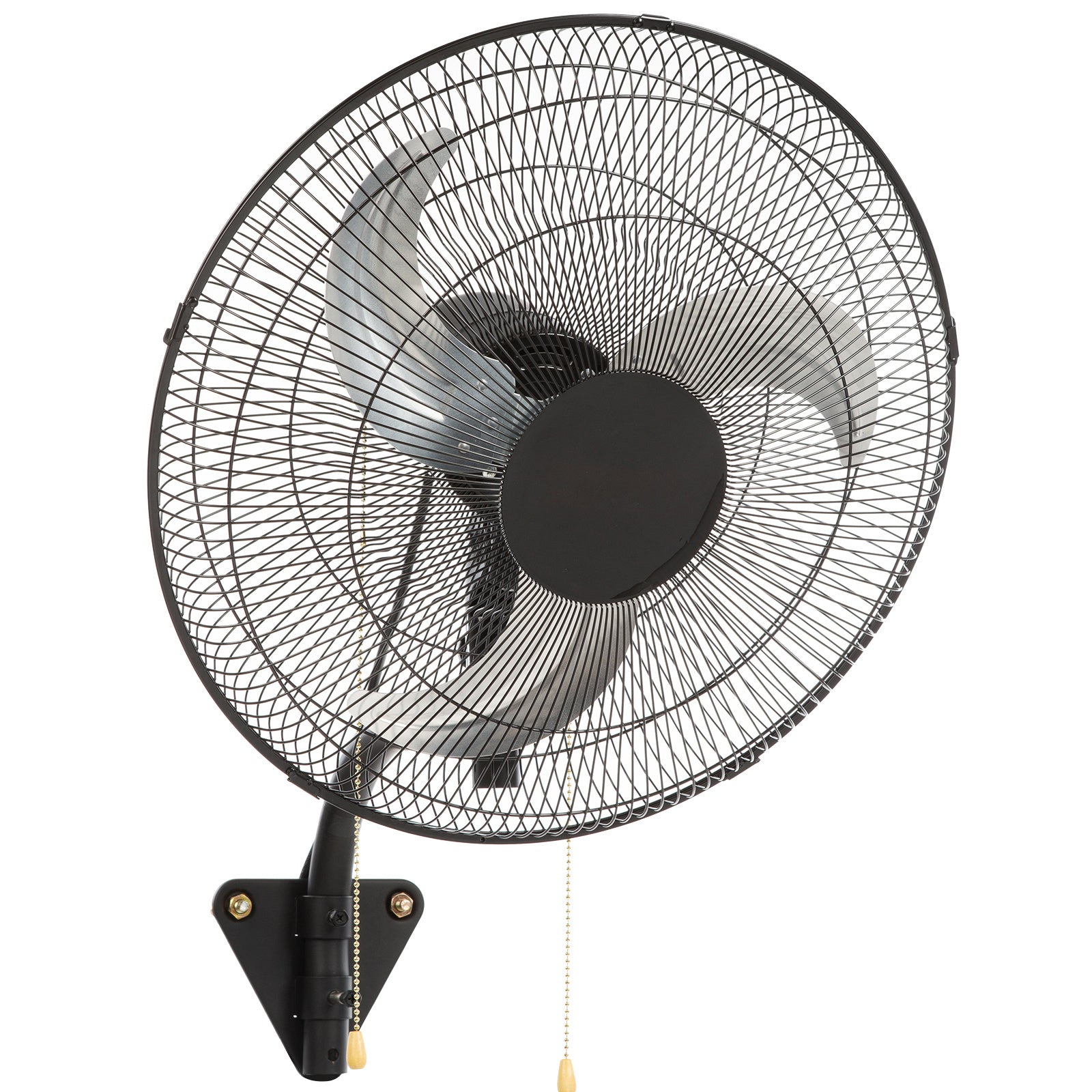 VEVOR Wall Mount Fan, 18 Inch, 3-speed High Velocity Max. 4000 CFM Oscillating Industrial Wall Fan, Commercial Or Residential, Black, ETL Listed