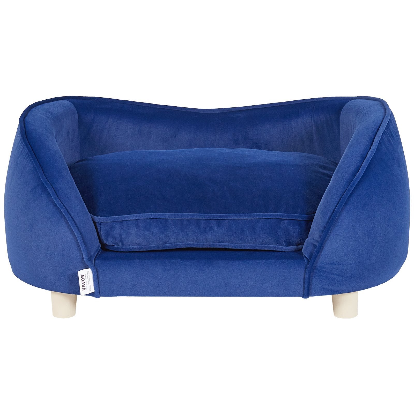 Pet Sofa Dog Couch – Medium Dog Bed, 81 lb Support, Elevated & Plush