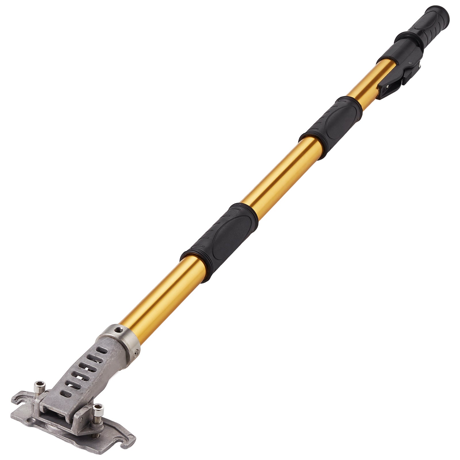 VEVOR Drywall Flat Box Handle — Anodized Aluminum, 40–64 in, 5-Section Adjustable